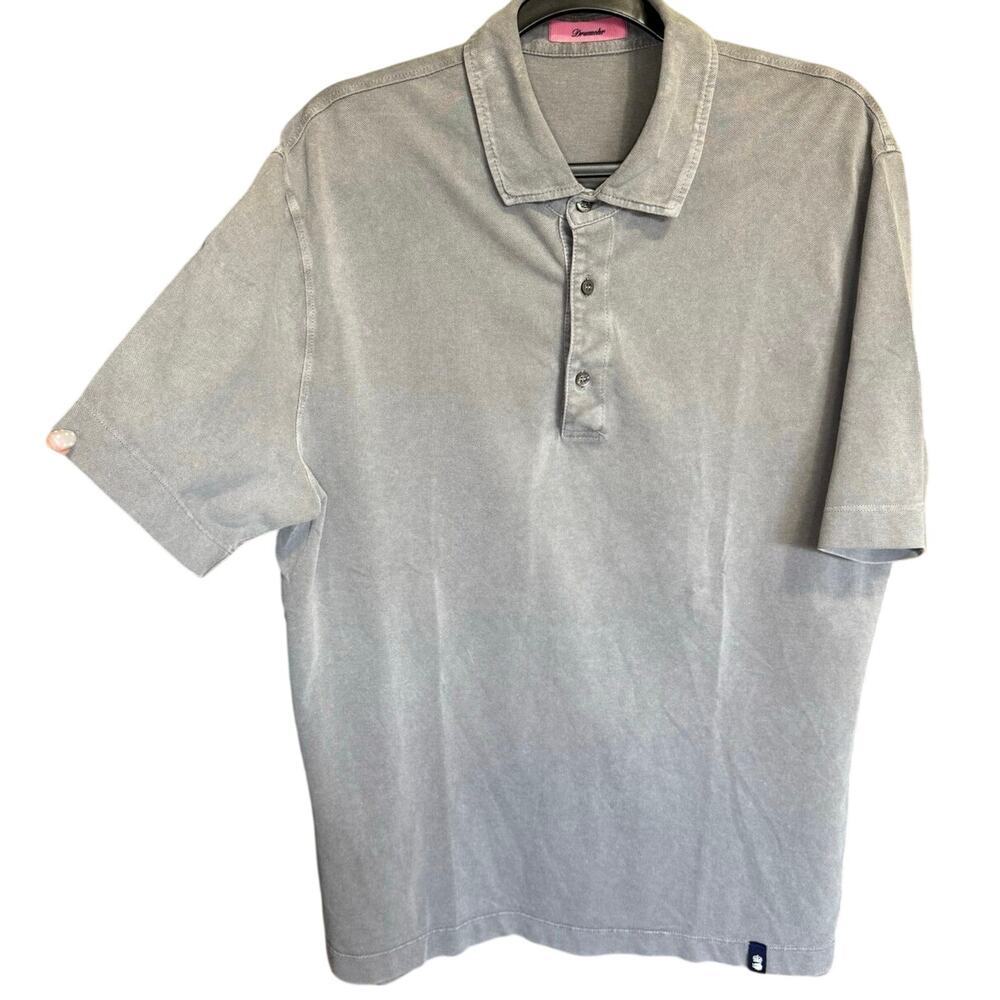 Drumohr Men’s Polo Short Sleeve Shirt Gray Size XXL - Picture 5 of 11